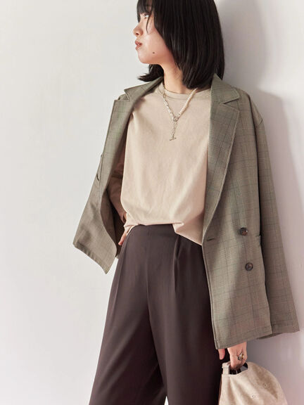 パール&チェーンミックスネックレス(シルバー)|Samansa Mos2 blue(サマンサモスモス ブルー)通販