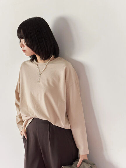 パール&チェーンミックスネックレス(シルバー)|Samansa Mos2 blue(サマンサモスモス ブルー)通販