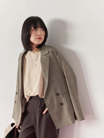 パール&チェーンミックスネックレス(シルバー)|Samansa Mos2 blue(サマンサモスモス ブルー)通販