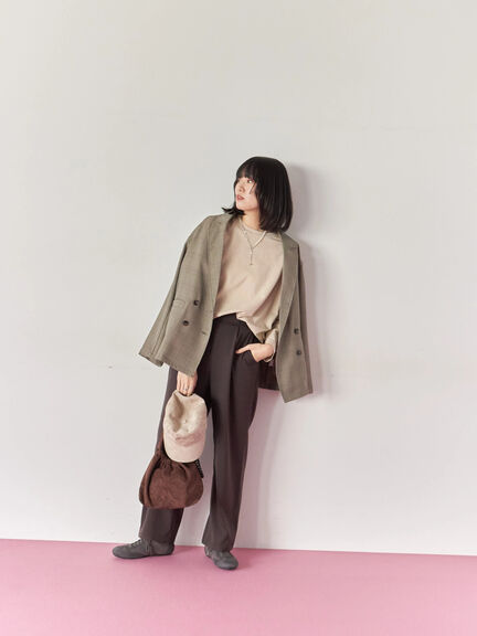 パール&チェーンミックスネックレス(シルバー)|Samansa Mos2 blue(サマンサモスモス ブルー)通販