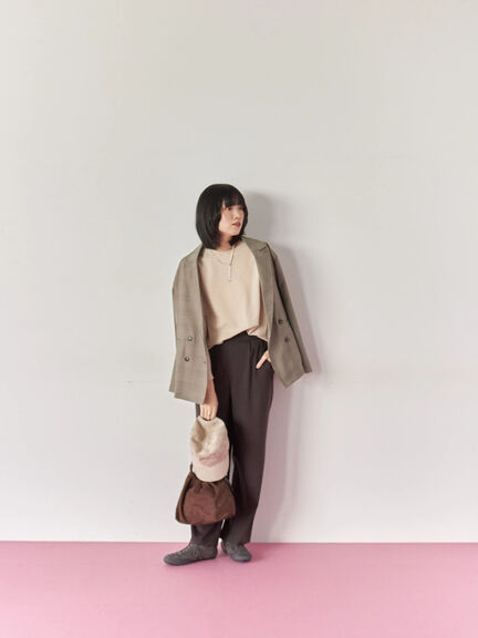 パール&チェーンミックスネックレス(シルバー)|Samansa Mos2 blue(サマンサモスモス ブルー)通販