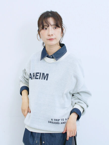 アソートロゴジャガードニットプルオーバー(オフホワイト/レッド/グリーン/ネイビー/TOPグレー)|Samansa Mos2 blue(サマンサモスモス ブルー)通販