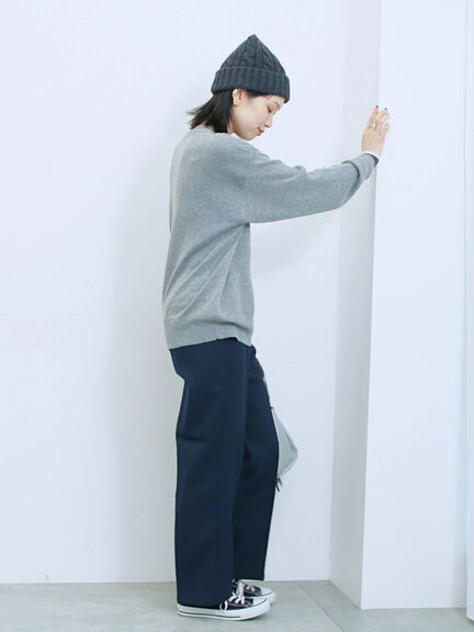 アソートロゴジャガードニットプルオーバー(オフホワイト/レッド/グリーン/ネイビー/TOPグレー)|Samansa Mos2 blue(サマンサモスモス ブルー)通販