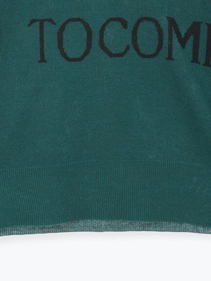 アソートロゴジャガードニットプルオーバー(オフホワイト/レッド/グリーン/ネイビー/TOPグレー)|Samansa Mos2 blue(サマンサモスモス ブルー)通販