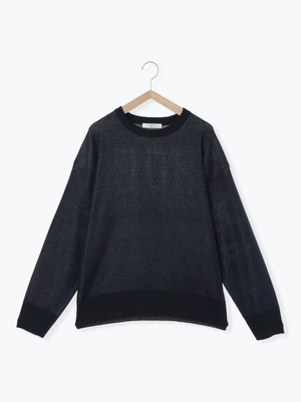 アソートロゴジャガードニットプルオーバー(オフホワイト/レッド/グリーン/ネイビー/TOPグレー)|Samansa Mos2 blue(サマンサモスモス ブルー)通販