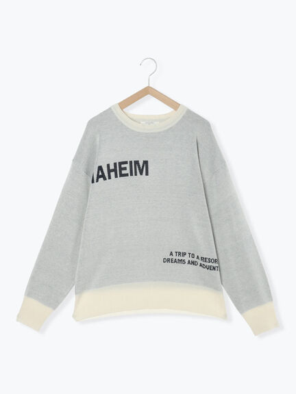 アソートロゴジャガードニットプルオーバー(オフホワイト/レッド/グリーン/ネイビー/TOPグレー)|Samansa Mos2 blue(サマンサモスモス ブルー)通販