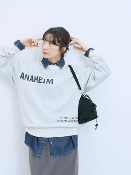 アソートロゴジャガードニットプルオーバー(オフホワイト/レッド/グリーン/ネイビー/TOPグレー)|Samansa Mos2 blue(サマンサモスモス ブルー)通販