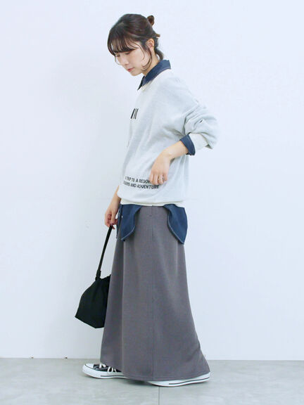 アソートロゴジャガードニットプルオーバー(オフホワイト/レッド/グリーン/ネイビー/TOPグレー)|Samansa Mos2 blue(サマンサモスモス ブルー)通販