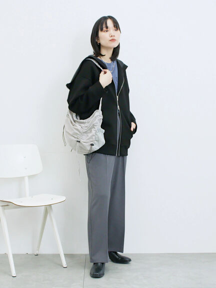 ナイロンシャーリングバッグ(グレー/ブラック/カーキ)|Samansa Mos2 blue(サマンサモスモス ブルー)通販