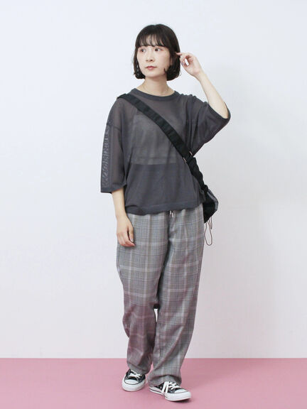 ナイロンシャーリングバッグ(グレー/ブラック/カーキ)|Samansa Mos2 blue(サマンサモスモス ブルー)通販