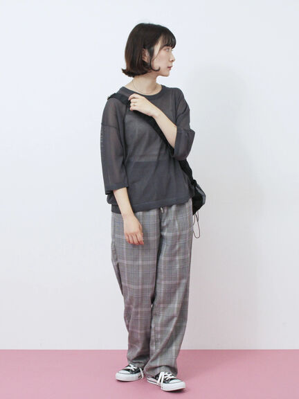 ナイロンシャーリングバッグ(グレー/ブラック/カーキ)|Samansa Mos2 blue(サマンサモスモス ブルー)通販