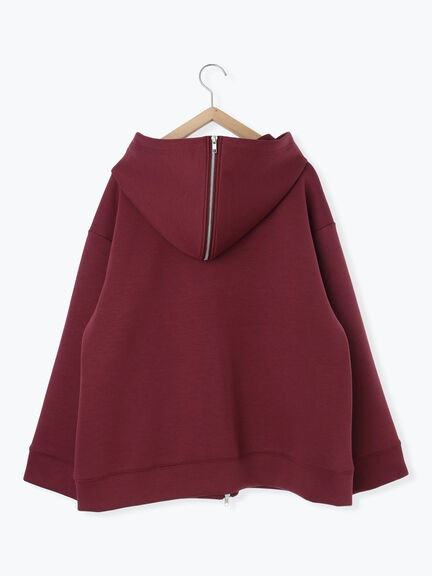 ダンボールフードジャケット(ブラック/ボルドー/キナリ)|Samansa Mos2 blue(サマンサモスモス ブルー)通販