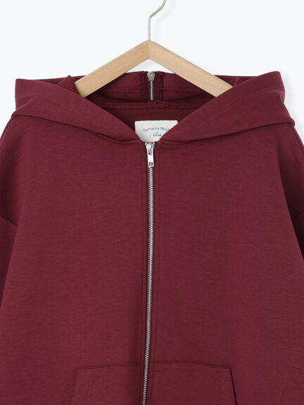 ダンボールフードジャケット(ブラック/ボルドー/キナリ)|Samansa Mos2 blue(サマンサモスモス ブルー)通販