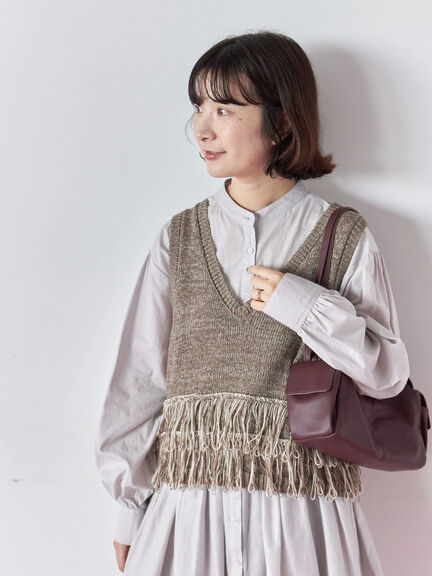 切り替えギャザーチュニックブラウス(ブラック/シュアカ/Sグレー)|Samansa Mos2 blue(サマンサモスモス ブルー)通販