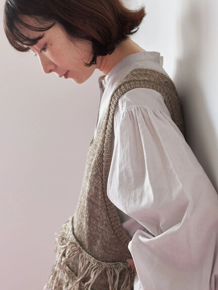 切り替えギャザーチュニックブラウス(ブラック/シュアカ/Sグレー)|Samansa Mos2 blue(サマンサモスモス ブルー)通販