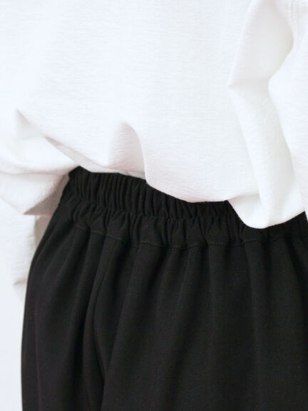 【イージーケア】サイドタブストレートパンツ(ブラック/ベージュ/ブラウン)|Samansa Mos2 blue(サマンサモスモス ブルー)通販