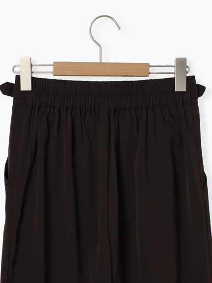 【イージーケア】サイドタブストレートパンツ(ブラック/ベージュ/ブラウン)|Samansa Mos2 blue(サマンサモスモス ブルー)通販