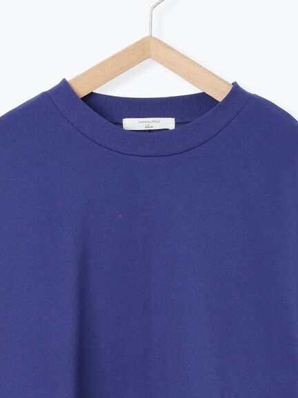 ポンチ袖タックプルオーバー(チャコールグレー/ボルドー/モカ/ブルー/Sグレー)|Samansa Mos2 blue(サマンサモスモス ブルー)通販