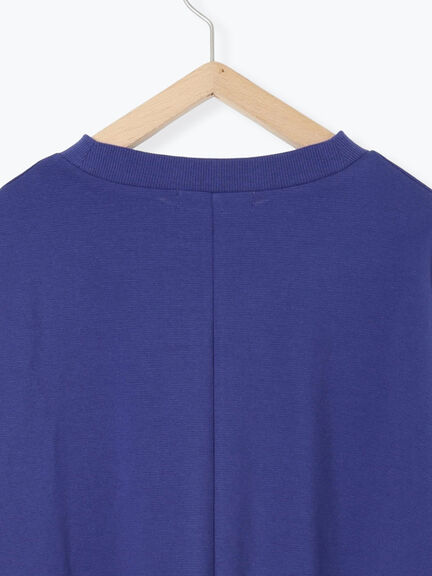 ポンチ袖タックプルオーバー(チャコールグレー/ボルドー/モカ/ブルー/Sグレー)|Samansa Mos2 blue(サマンサモスモス ブルー)通販