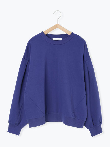 ポンチ袖タックプルオーバー(チャコールグレー/ボルドー/モカ/ブルー/Sグレー)|Samansa Mos2 blue(サマンサモスモス ブルー)通販