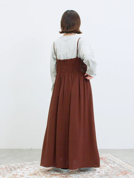 胸レースキャミワンピース(オフホワイト/ブラック/ブラウン)|Samansa Mos2 blue(サマンサモスモス ブルー)通販