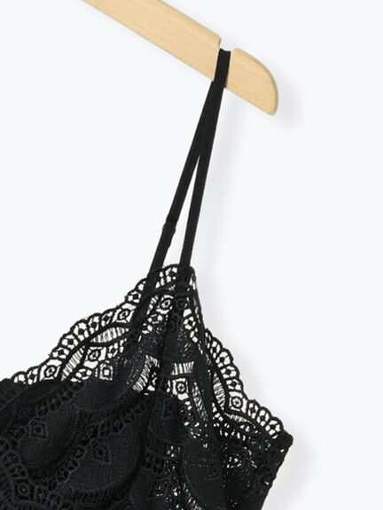 胸レースキャミワンピース(オフホワイト/ブラック/ブラウン)|Samansa Mos2 blue(サマンサモスモス ブルー)通販