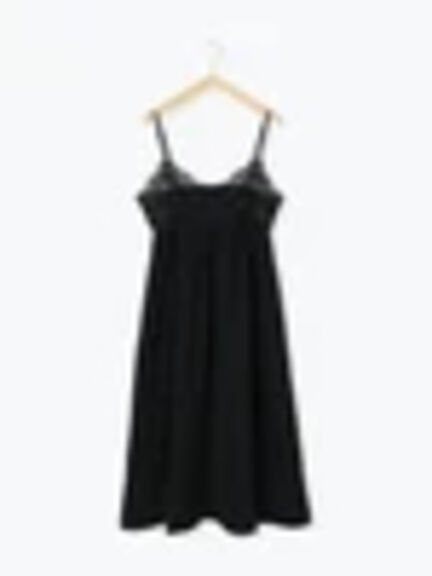 胸レースキャミワンピース(オフホワイト/ブラック/ブラウン)|Samansa Mos2 blue(サマンサモスモス ブルー)通販