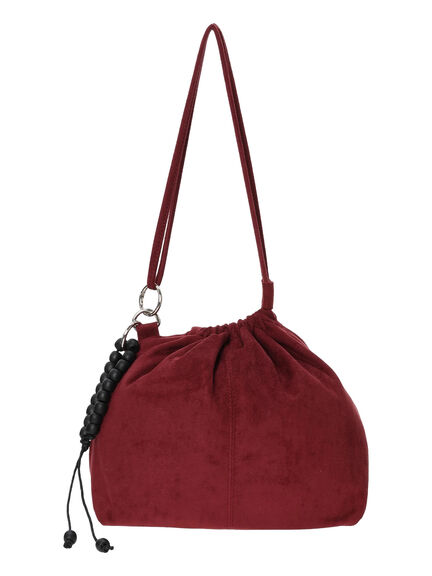 スエードショルダーバッグ(ブラック/ボルドー/ブラウン)|Samansa Mos2 blue(サマンサモスモス ブルー)通販