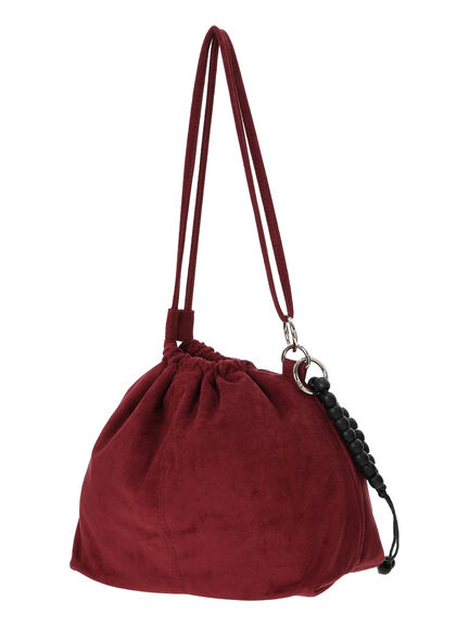 スエードショルダーバッグ(ブラック/ボルドー/ブラウン)|Samansa Mos2 blue(サマンサモスモス ブルー)通販