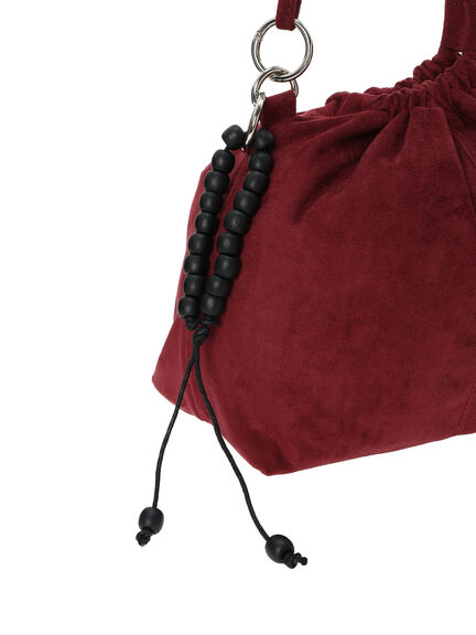 スエードショルダーバッグ(ブラック/ボルドー/ブラウン)|Samansa Mos2 blue(サマンサモスモス ブルー)通販