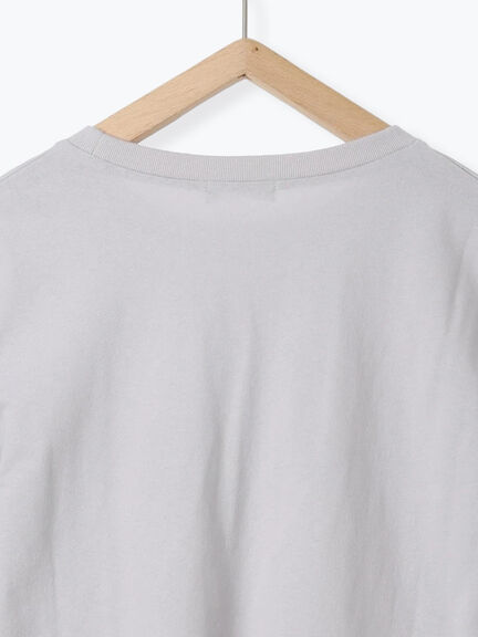 箔フォトプリントロンT(オフホワイト/グレー/チャコールグレー)|Samansa Mos2 blue(サマンサモスモス ブルー)通販