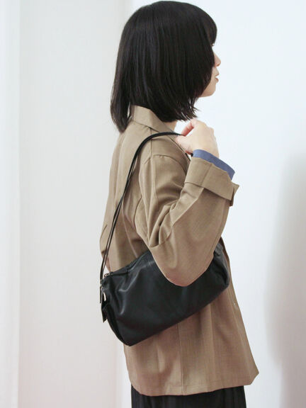 テーラードシャツジャケット(チャコールグレー/モカ/ブラウン)|Samansa Mos2 blue(サマンサモスモス ブルー)通販