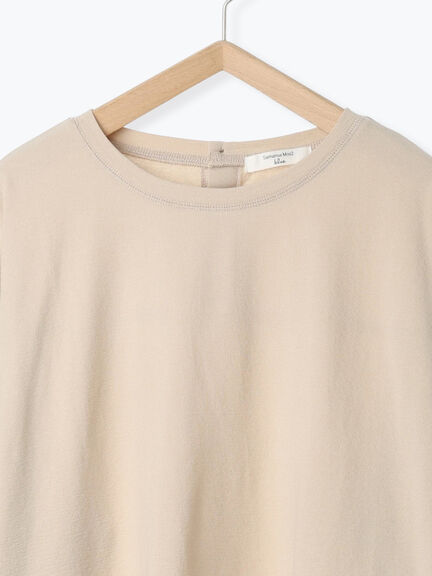 リネンタッチドルマンスリーブプルオーバー(オフホワイト/ブラック/ベージュ)|Samansa Mos2 blue(サマンサモスモス ブルー)通販