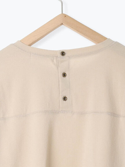 リネンタッチドルマンスリーブプルオーバー(オフホワイト/ブラック/ベージュ)|Samansa Mos2 blue(サマンサモスモス ブルー)通販