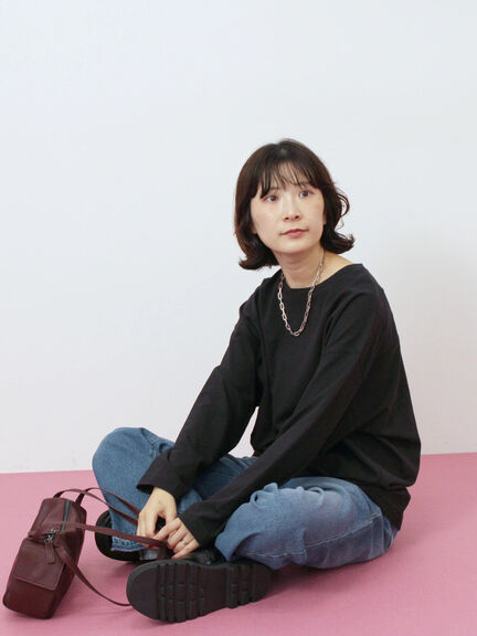 リネンタッチドルマンスリーブプルオーバー(オフホワイト/ブラック/ベージュ)|Samansa Mos2 blue(サマンサモスモス ブルー)通販