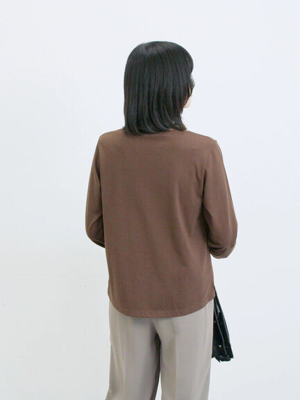 ビスチェドッキングカットソー(チャコールグレー/ブラウン/キナリ)|Samansa Mos2 blue(サマンサモスモス ブルー)通販