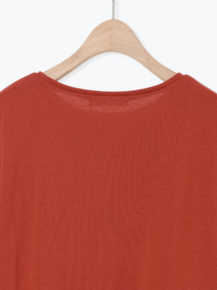 ペプラムドッキングカットソー(ブラック/ダークオレンジ/キナリ)|Samansa Mos2 blue(サマンサモスモス ブルー)通販