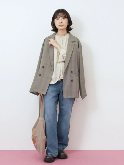 裾ドロストドルマンブラウス(チャコールグレー/ベージュ/キャメル)|Samansa Mos2 blue(サマンサモスモス ブルー)通販