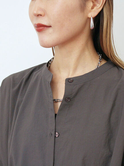 裾ドロストドルマンブラウス(チャコールグレー/ベージュ/キャメル)|Samansa Mos2 blue(サマンサモスモス ブルー)通販