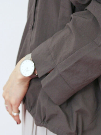 裾ドロストドルマンブラウス(チャコールグレー/ベージュ/キャメル)|Samansa Mos2 blue(サマンサモスモス ブルー)通販