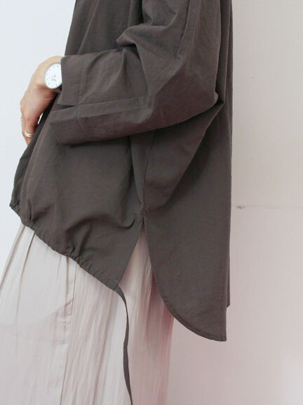 裾ドロストドルマンブラウス(チャコールグレー/ベージュ/キャメル)|Samansa Mos2 blue(サマンサモスモス ブルー)通販