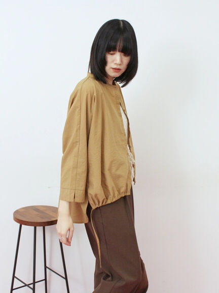 裾ドロストドルマンブラウス(チャコールグレー/ベージュ/キャメル)|Samansa Mos2 blue(サマンサモスモス ブルー)通販