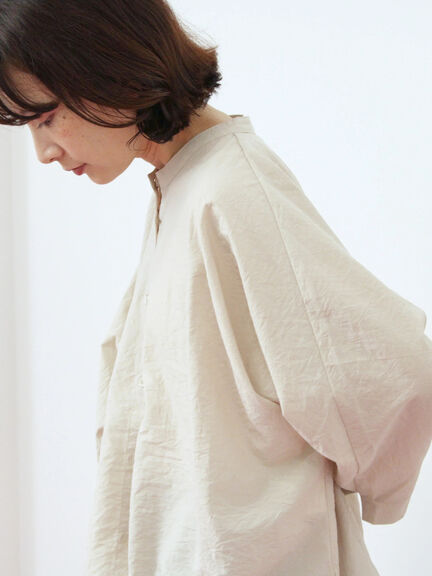 裾ドロストドルマンブラウス(チャコールグレー/ベージュ/キャメル)|Samansa Mos2 blue(サマンサモスモス ブルー)通販