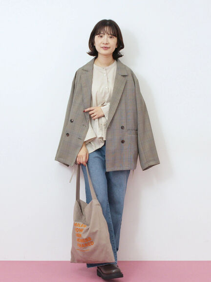 裾ドロストドルマンブラウス(チャコールグレー/ベージュ/キャメル)|Samansa Mos2 blue(サマンサモスモス ブルー)通販