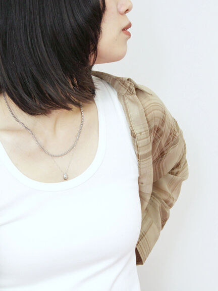 ◎リブタンク(オフホワイト/ブラック)|Samansa Mos2 blue(サマンサモスモス ブルー)通販