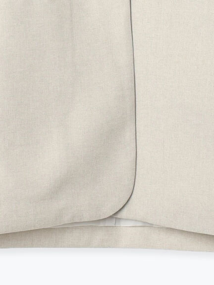 ◎ノーカラージレ(ブラック/ベージュ)|Samansa Mos2 blue(サマンサモスモス ブルー)通販