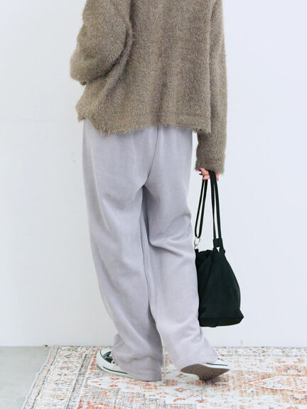 カットコールストレートパンツ(グレー/ブラック/ブラウン/パープル)|Samansa Mos2 blue(サマンサモスモス ブルー)通販