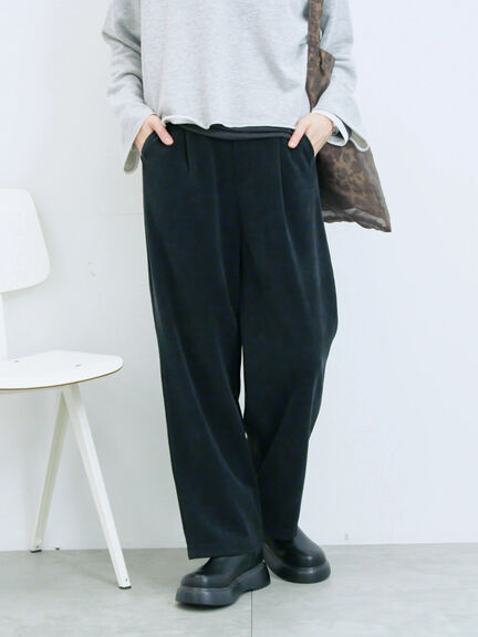 カットコールストレートパンツ(グレー/ブラック/ブラウン/パープル)|Samansa Mos2 blue(サマンサモスモス ブルー)通販