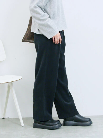 カットコールストレートパンツ(グレー/ブラック/ブラウン/パープル)|Samansa Mos2 blue(サマンサモスモス ブルー)通販