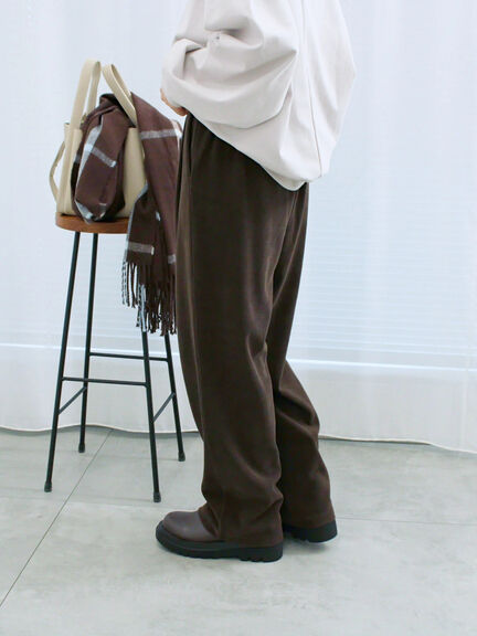 カットコールストレートパンツ(グレー/ブラック/ブラウン/パープル)|Samansa Mos2 blue(サマンサモスモス ブルー)通販